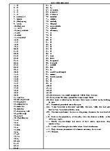 Key for the test - Grade 9